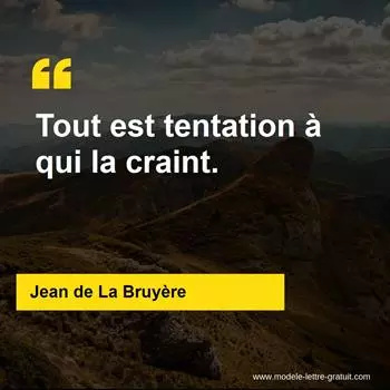 Citation Jean de La Bruyère