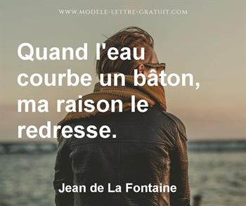 Citation de Jean de La Fontaine
