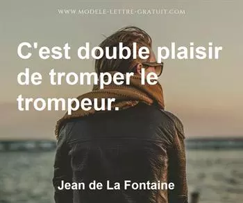 Citation de Jean de La Fontaine