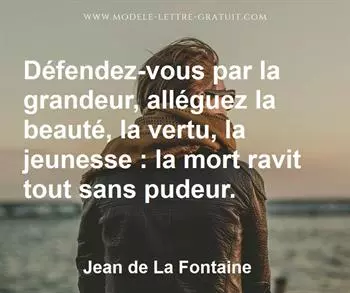 Citation de Jean de La Fontaine