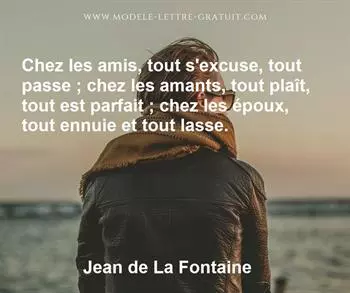 Citation de Jean de La Fontaine