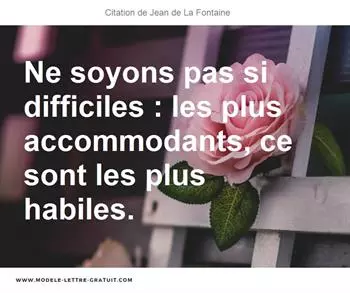 Citations Jean de La Fontaine