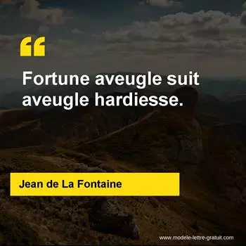 Citation Jean de La Fontaine