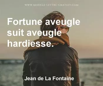 Citation de Jean de La Fontaine
