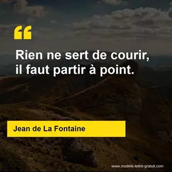 Citation Jean de La Fontaine