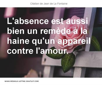 Citations Jean de La Fontaine