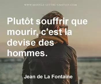 Citation de Jean de La Fontaine
