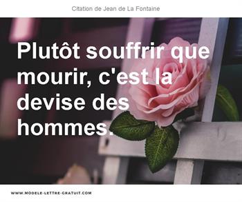 Citations Jean de La Fontaine