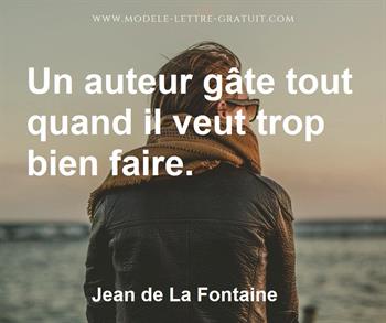 Citation de Jean de La Fontaine