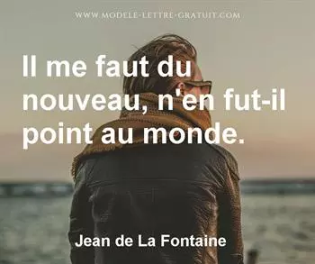 Citation de Jean de La Fontaine