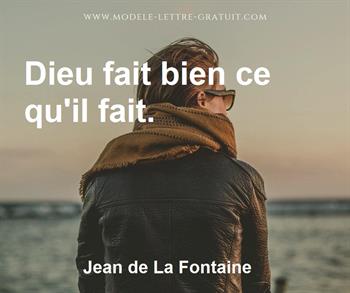 Citation de Jean de La Fontaine