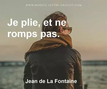 Citation de Jean de La Fontaine