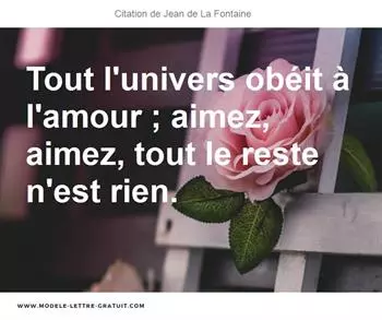 Citations Jean de La Fontaine