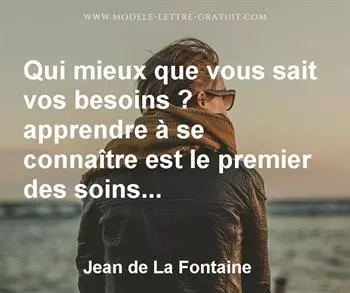 Citation de Jean de La Fontaine