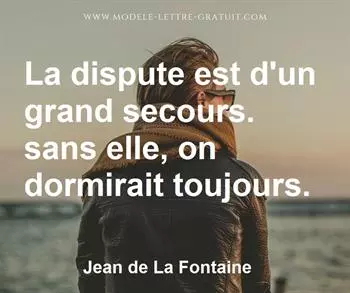 Citation de Jean de La Fontaine