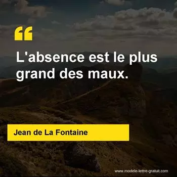 Citation Jean de La Fontaine