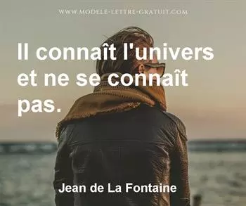 Citation de Jean de La Fontaine