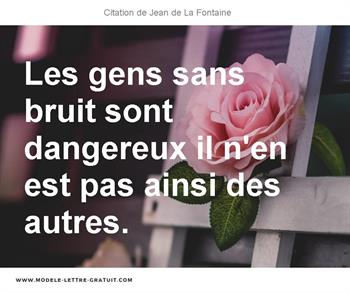 Citations Jean de La Fontaine
