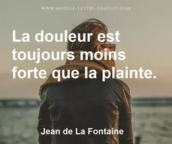 Citation de Jean de La Fontaine