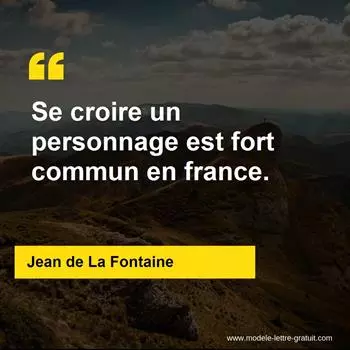 Citation Jean de La Fontaine