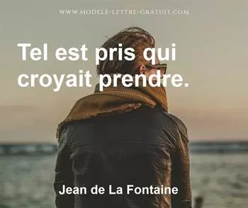 Citation de Jean de La Fontaine