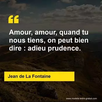 Citation Jean de La Fontaine