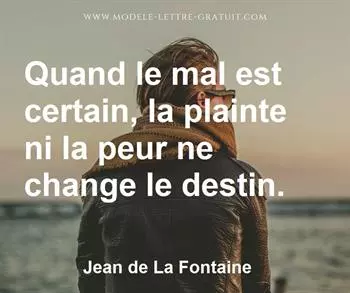 Citation de Jean de La Fontaine