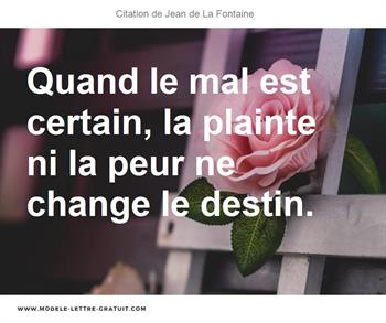 Citations Jean de La Fontaine