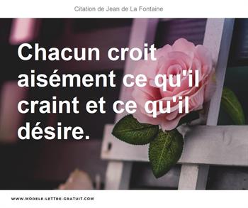 Citations Jean de La Fontaine