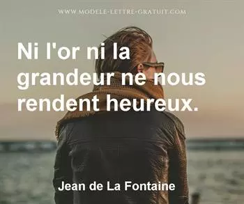 Citation de Jean de La Fontaine