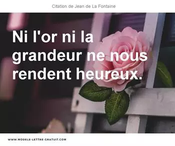 Citations Jean de La Fontaine