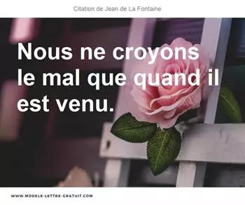 Citations Jean de La Fontaine