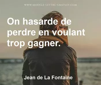 Citation de Jean de La Fontaine