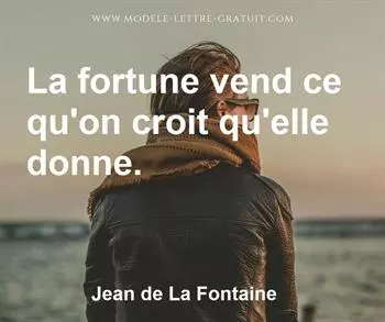 Citation de Jean de La Fontaine