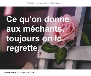 Citations Jean de La Fontaine