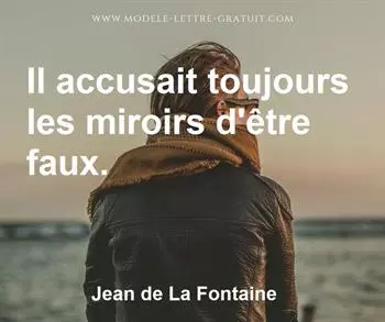 Citation de Jean de La Fontaine