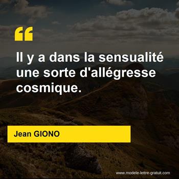 Citation de Jean GIONO