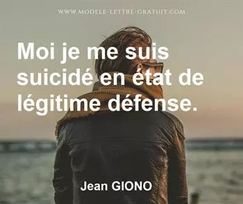 Citation de Jean GIONO