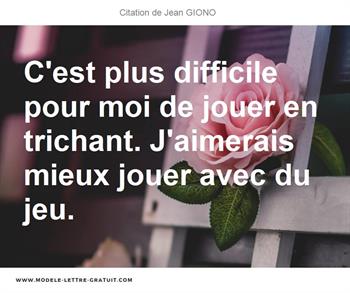 Citations Jean GIONO