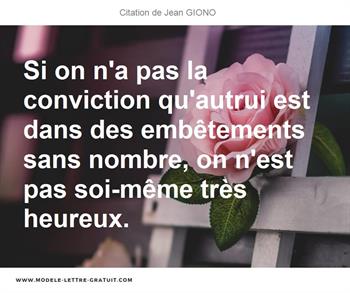 Citations Jean GIONO