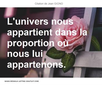 Citations Jean GIONO