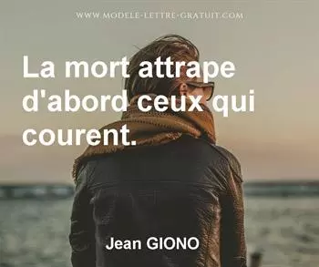 Citation de Jean GIONO
