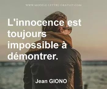 Citation de Jean GIONO