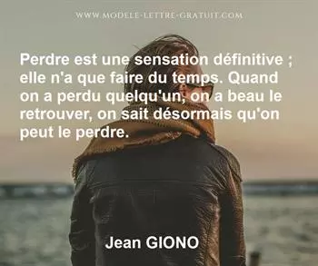 Citation de Jean GIONO