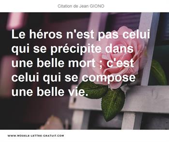 Citations Jean GIONO