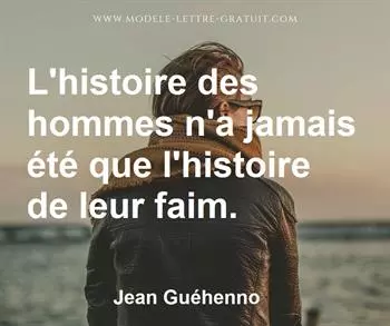 Citation de Jean Guéhenno