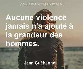Citation de Jean Guéhenno