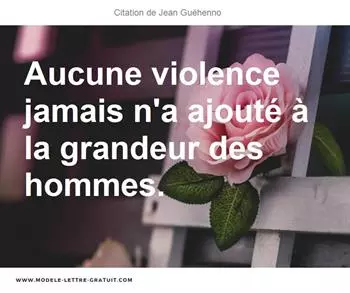 Citations Jean Guéhenno