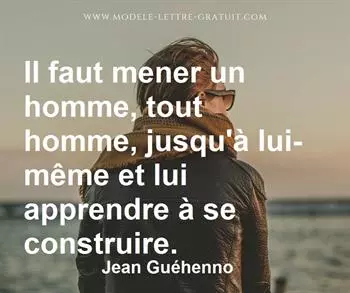 Citation de Jean Guéhenno