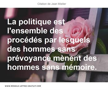 Citations Jean Mistler